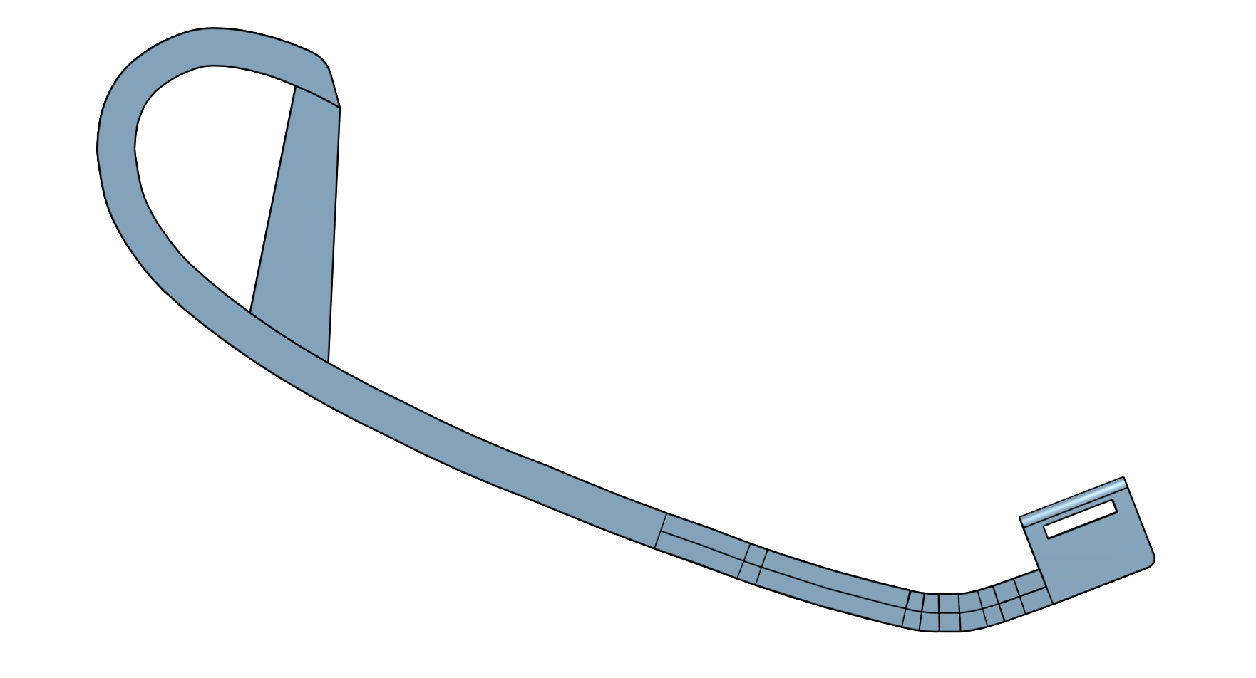 Street/Roller Hockey Stick Blade Protector by Ariel Warsh Download free STL model