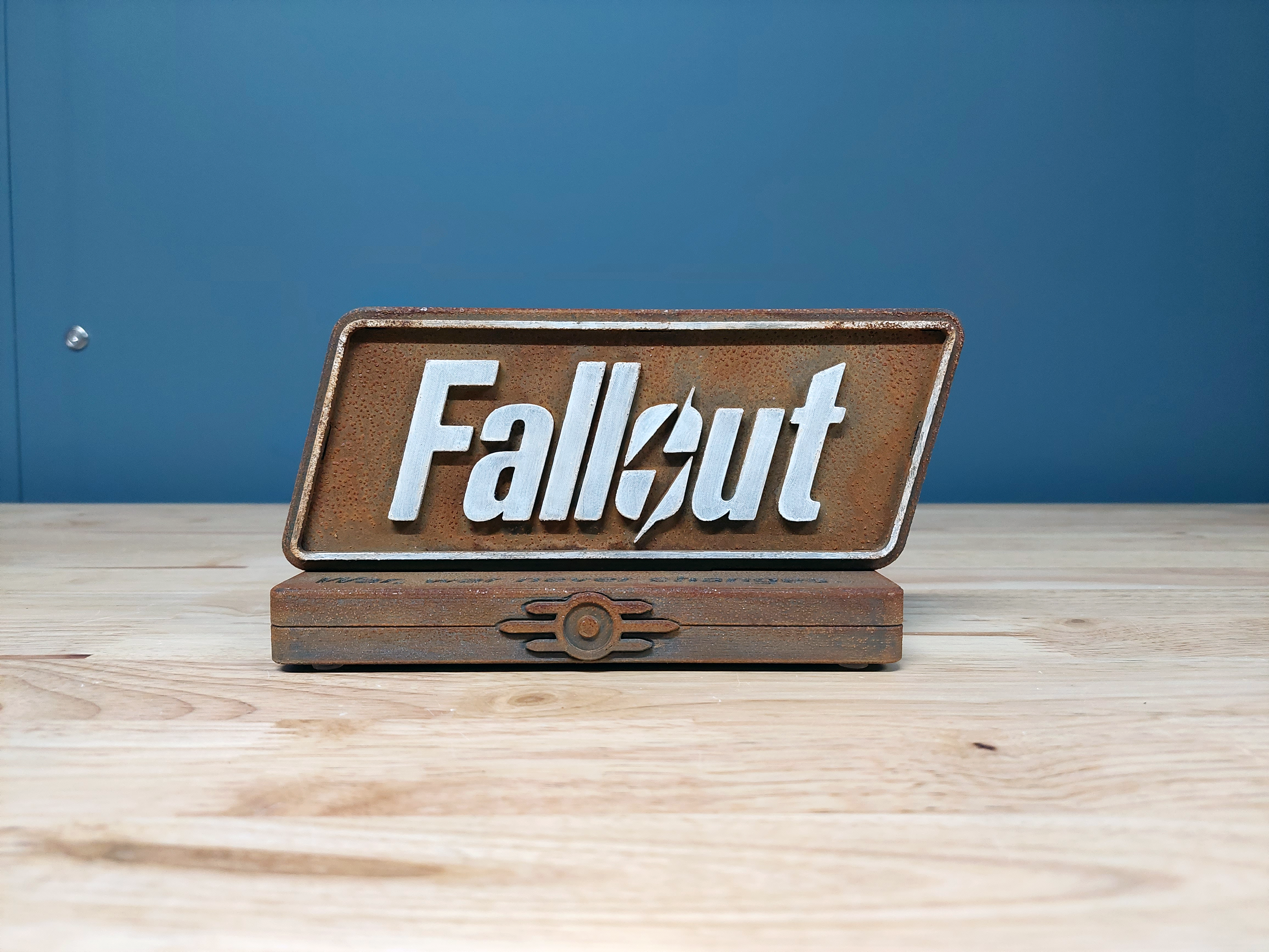 Fallout 4 Logo Shelf Display