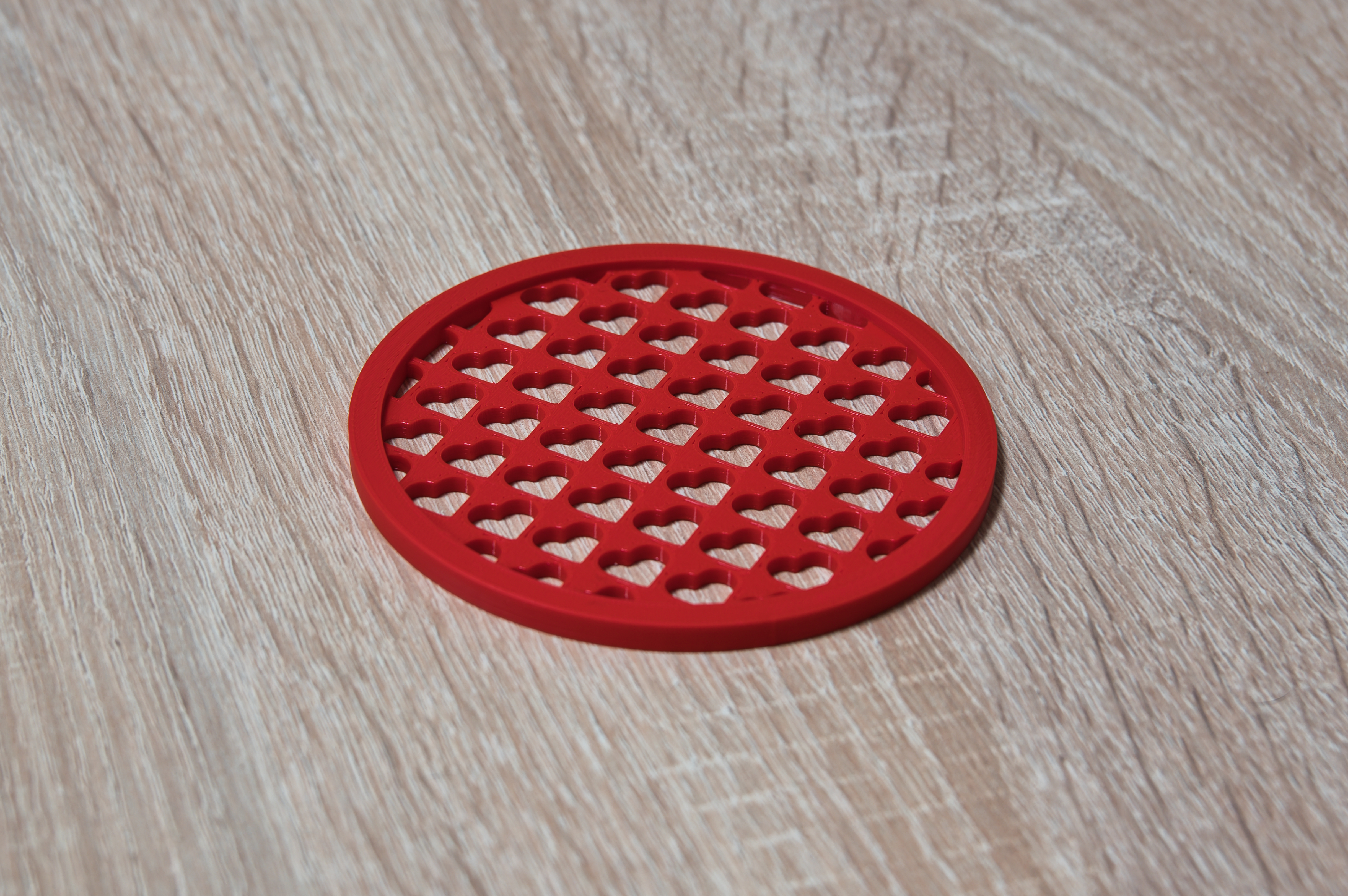 Miniatura 2 do modelo 3D Heart coaster