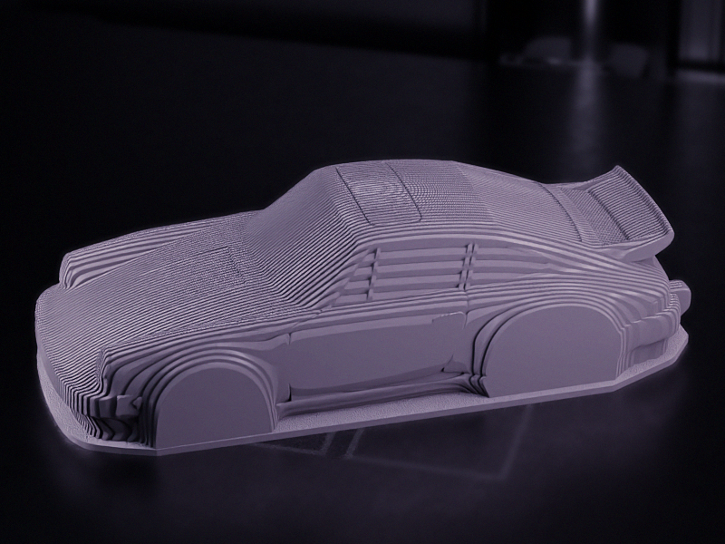 Porsche 911 GT2 - Sliced