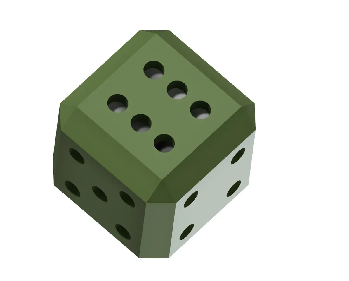 Dice dualcolor by Tim G | Download free STL model | Printables.com