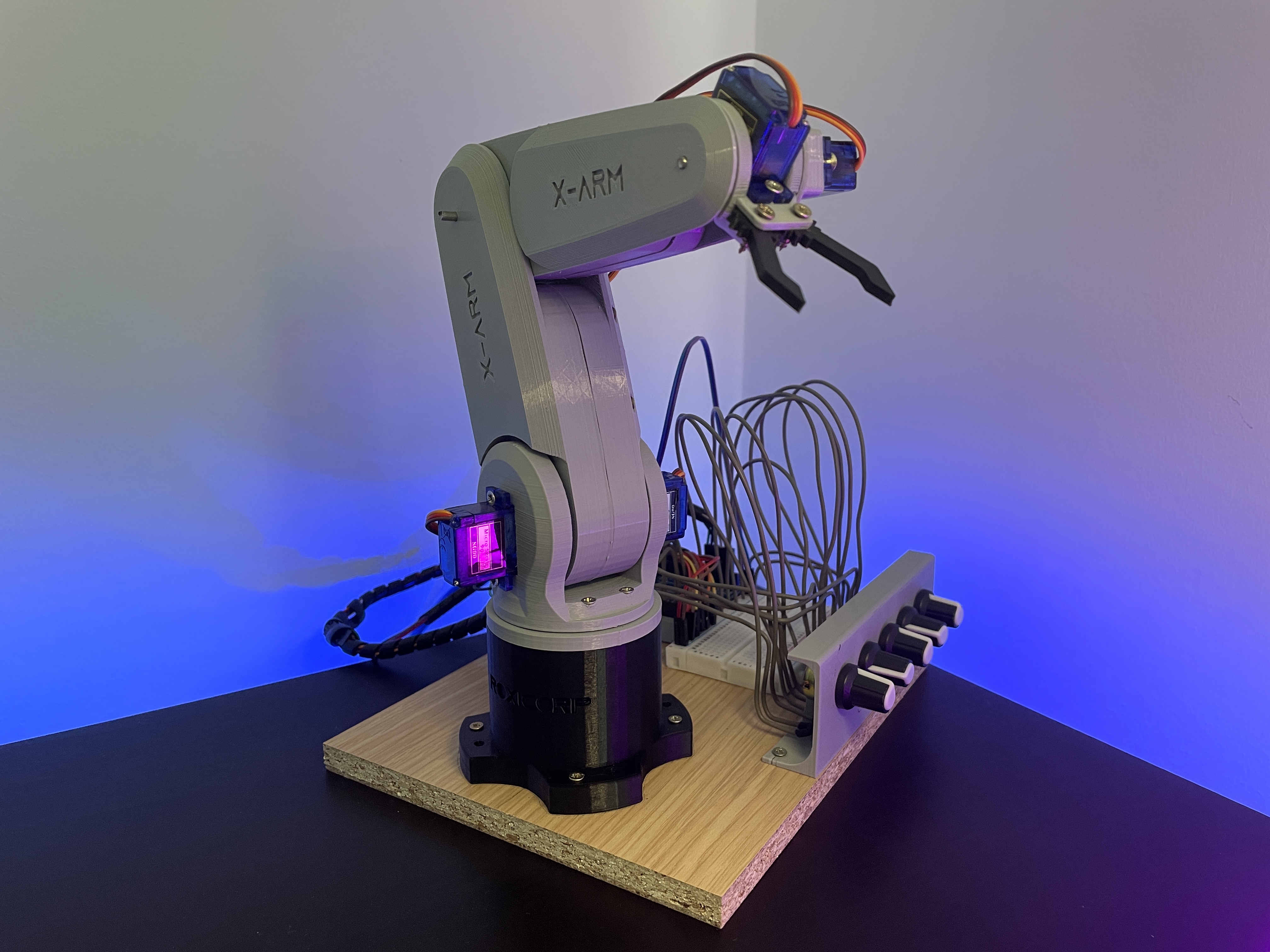 ROBOTIC ARM, 5-AXIS ROBOTIC ARM, ARDUINO