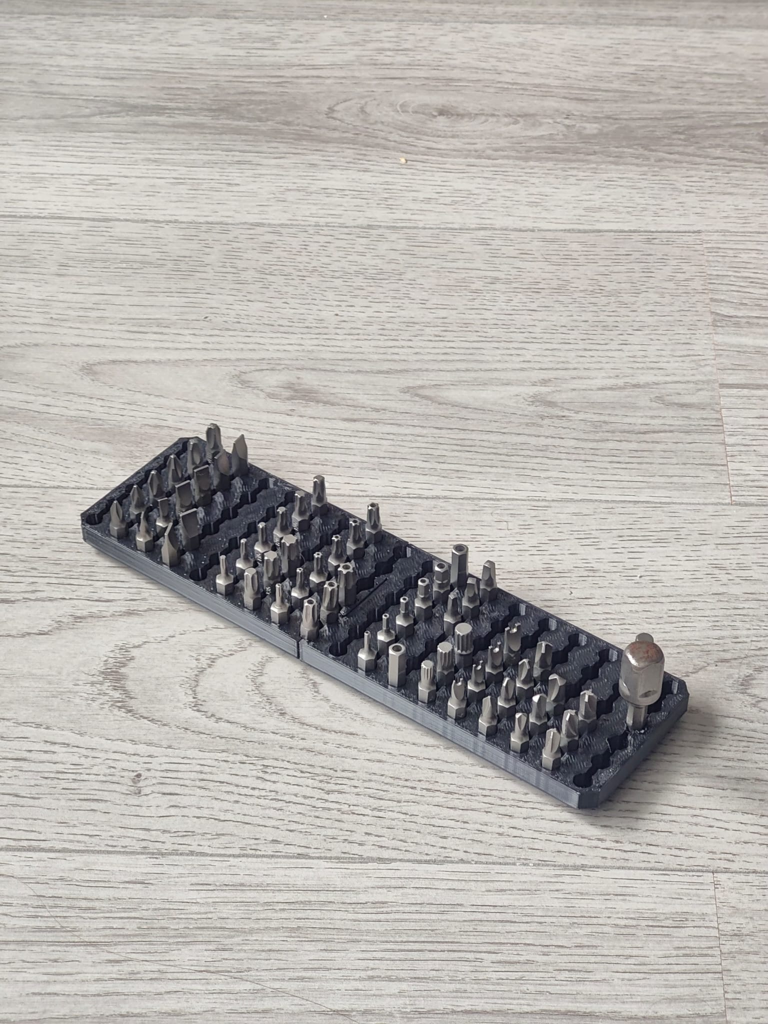 Qbrick Hex Bit Organizer Trey/bin