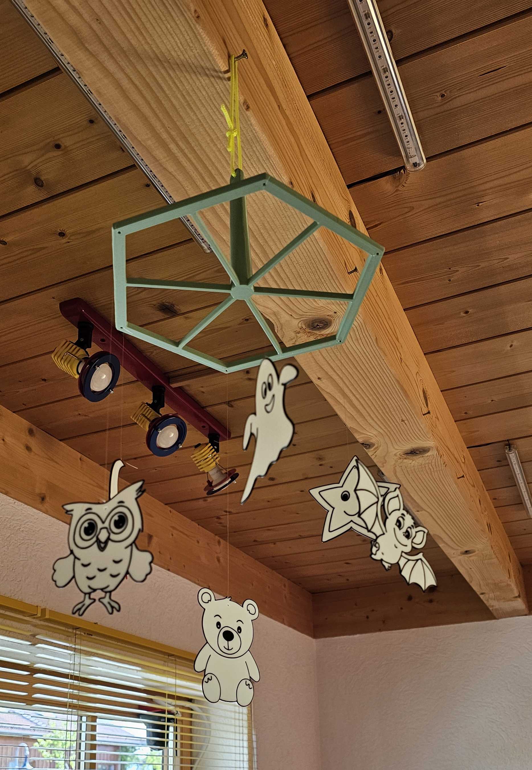 Kindermobile / Baby Mobile "Glow in the Dark"