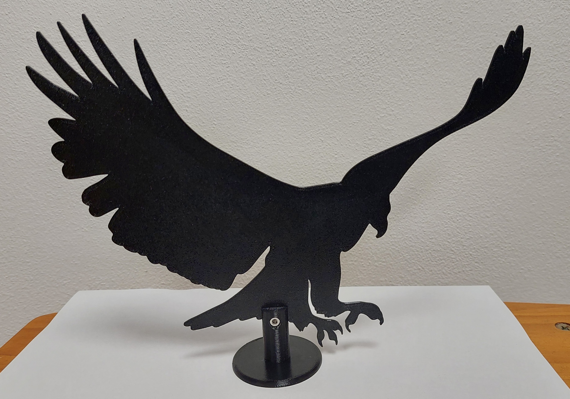 Eagle Silhouette_v2+added pedestal — miniatura 3