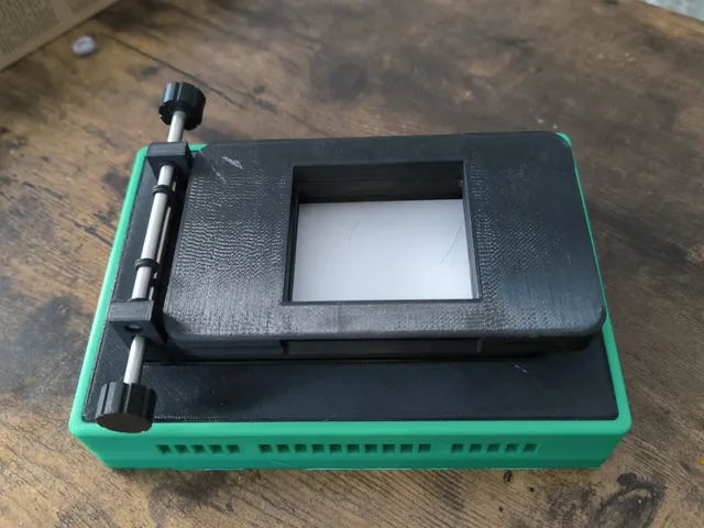 Film scan cover for Raleno PLV-S104 lightbox