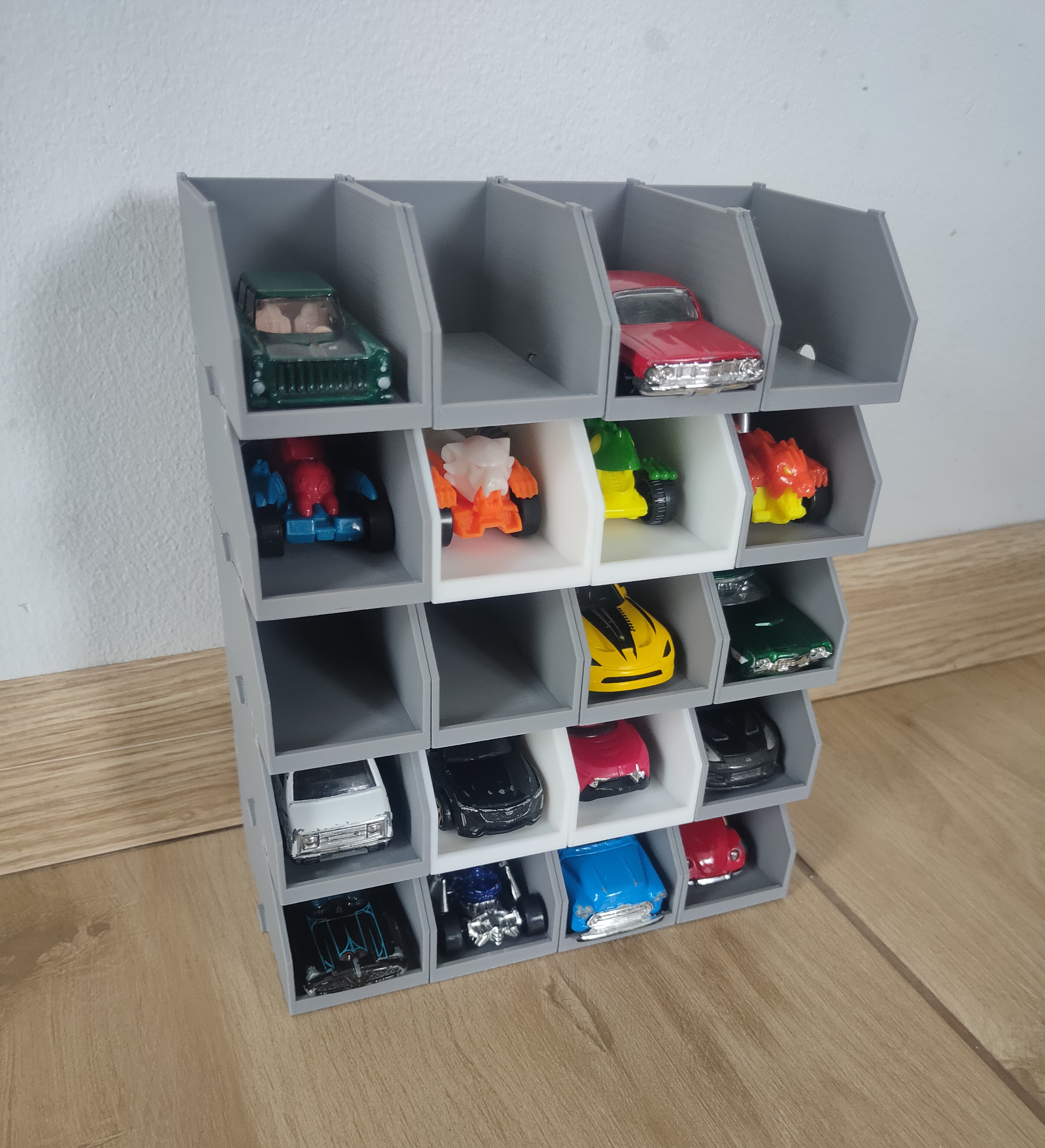 Modular Display Box for Small Model Cars - garage