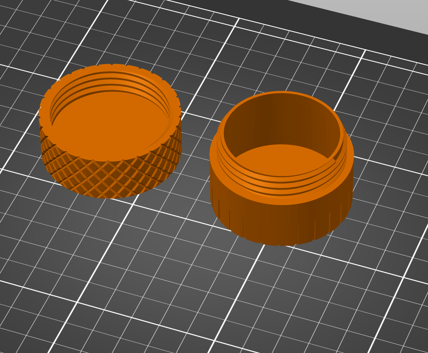 Box with screw lid