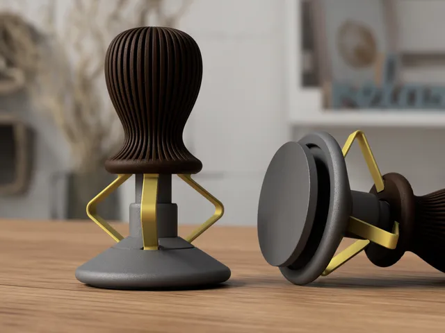 Spring loaded Coffee / Espresso tamper presser