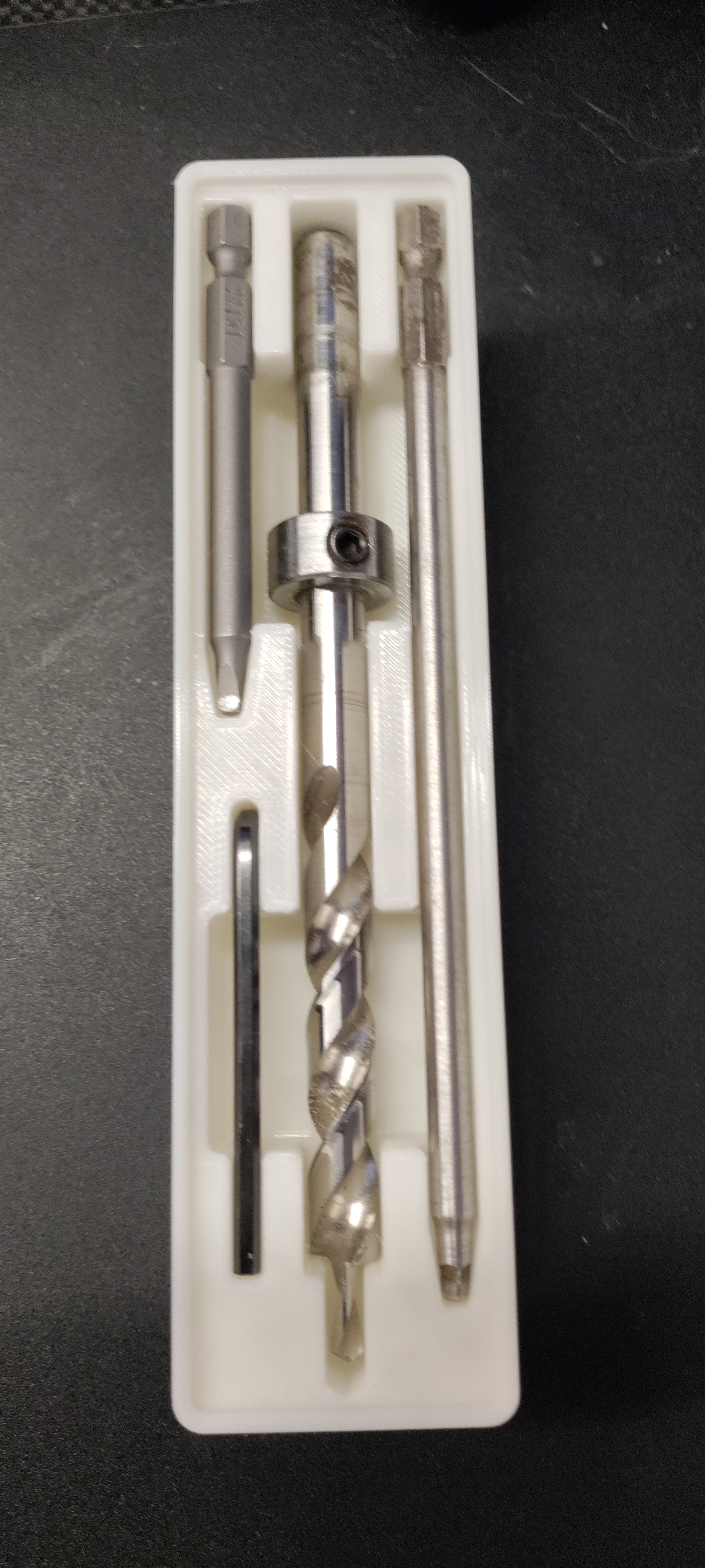Gridfinity Kreg Pocket Screw Tool Organizer
