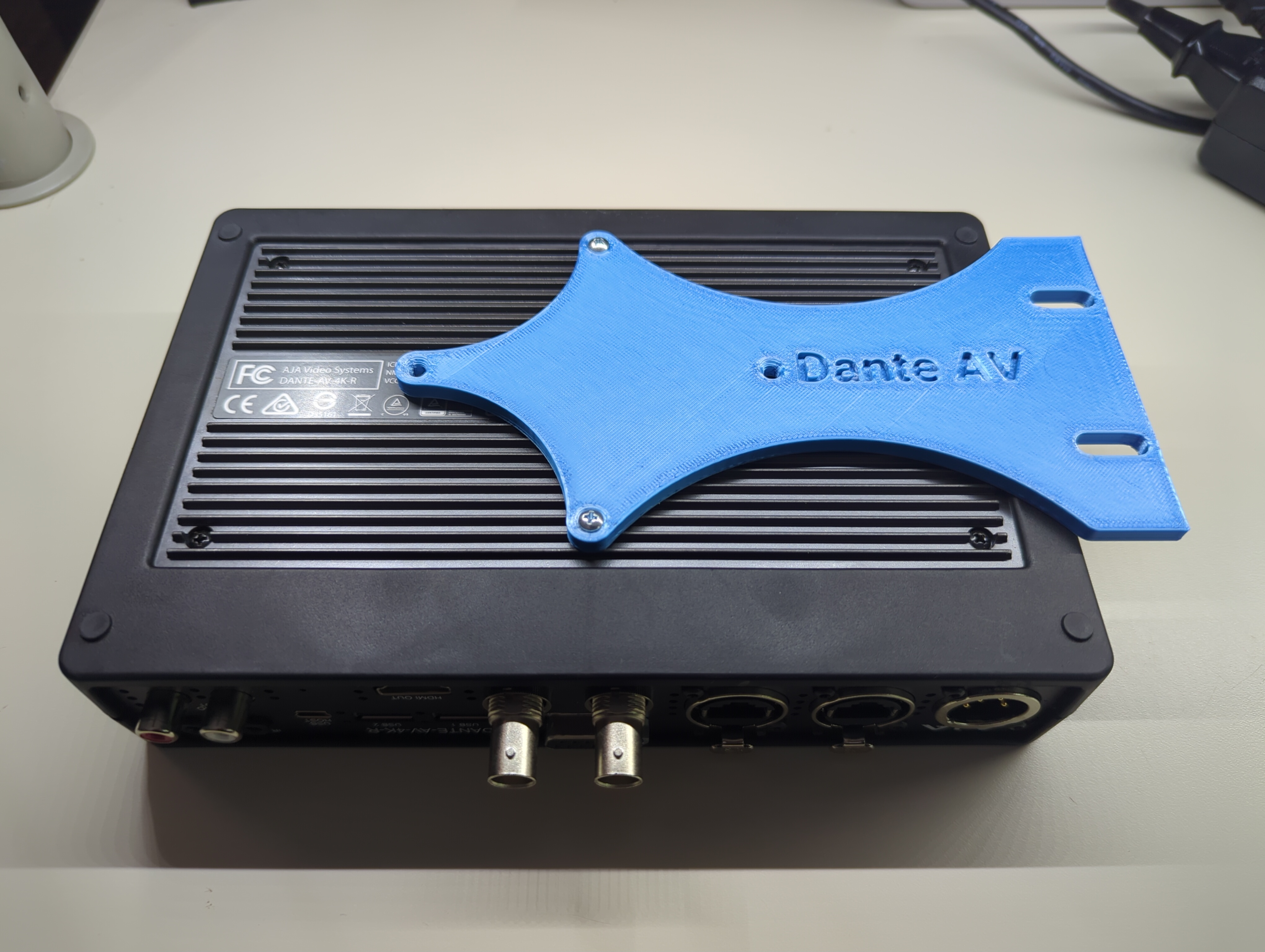 AJA Dante AV Rack Mount by logan | Download free STL model | Printables.com