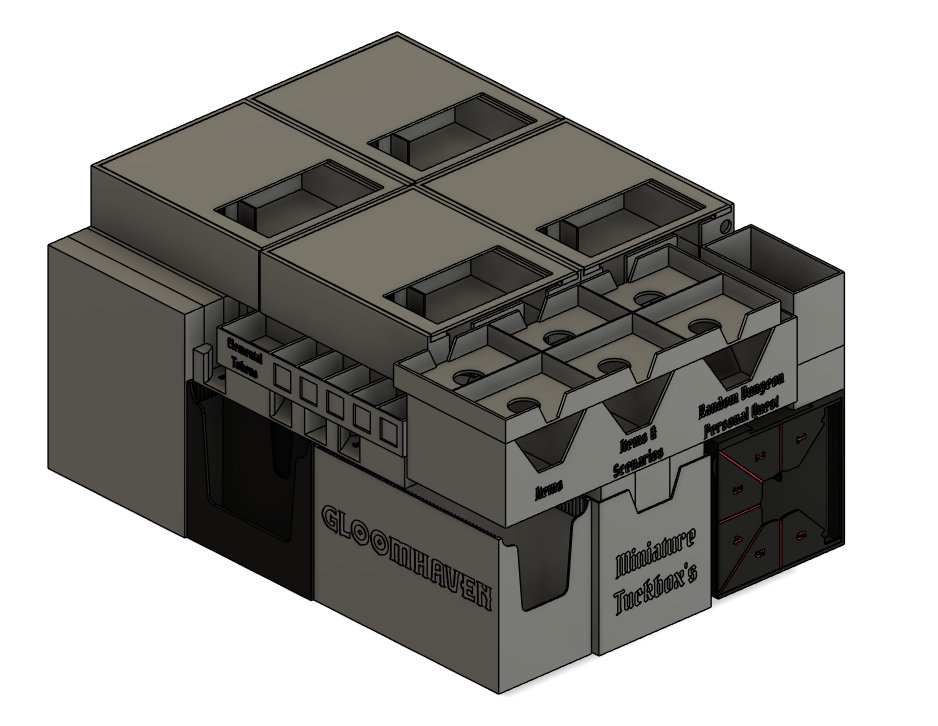 Miniatura 3 do modelo 3D Gloomhaven Storage Insert