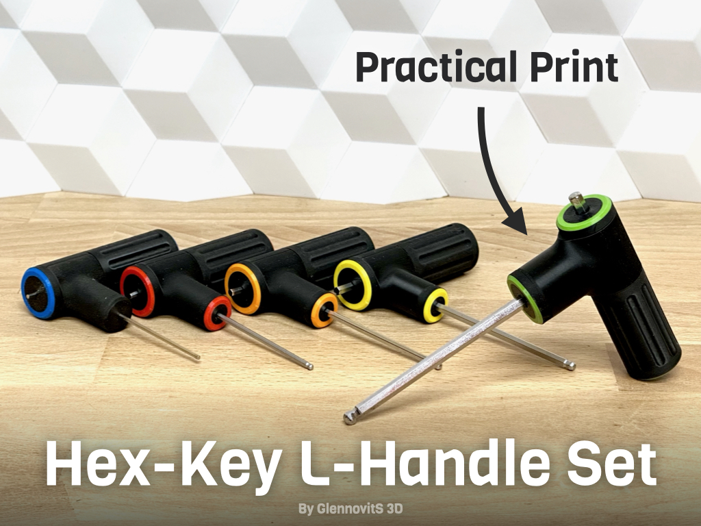 Hex-key L-Handle Set (metric - customize your tools) by GlennovitS 3D ...