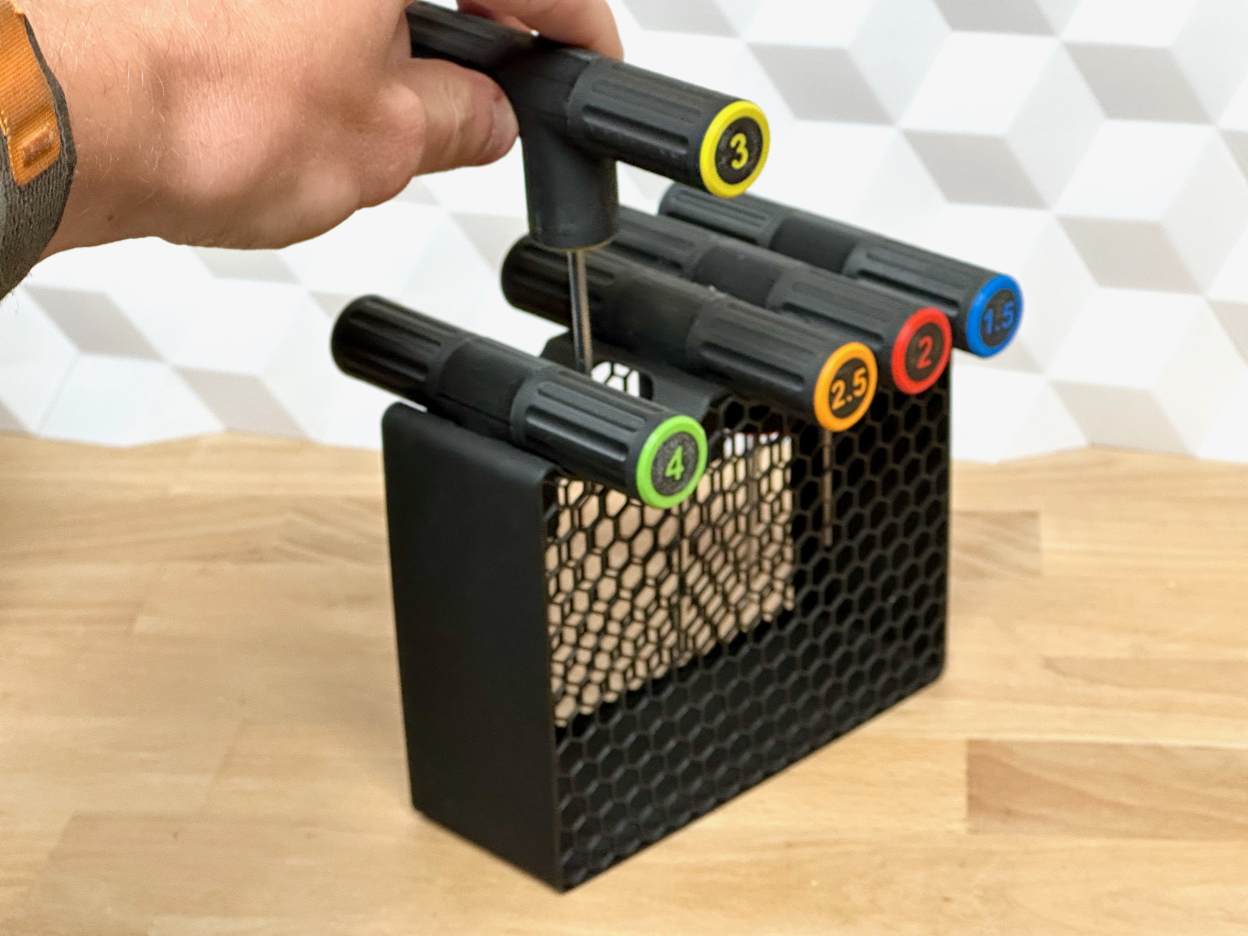 Miniatura 7 do modelo 3D Hex-key T-Handle Stand (simple, functional, multiple sizes)