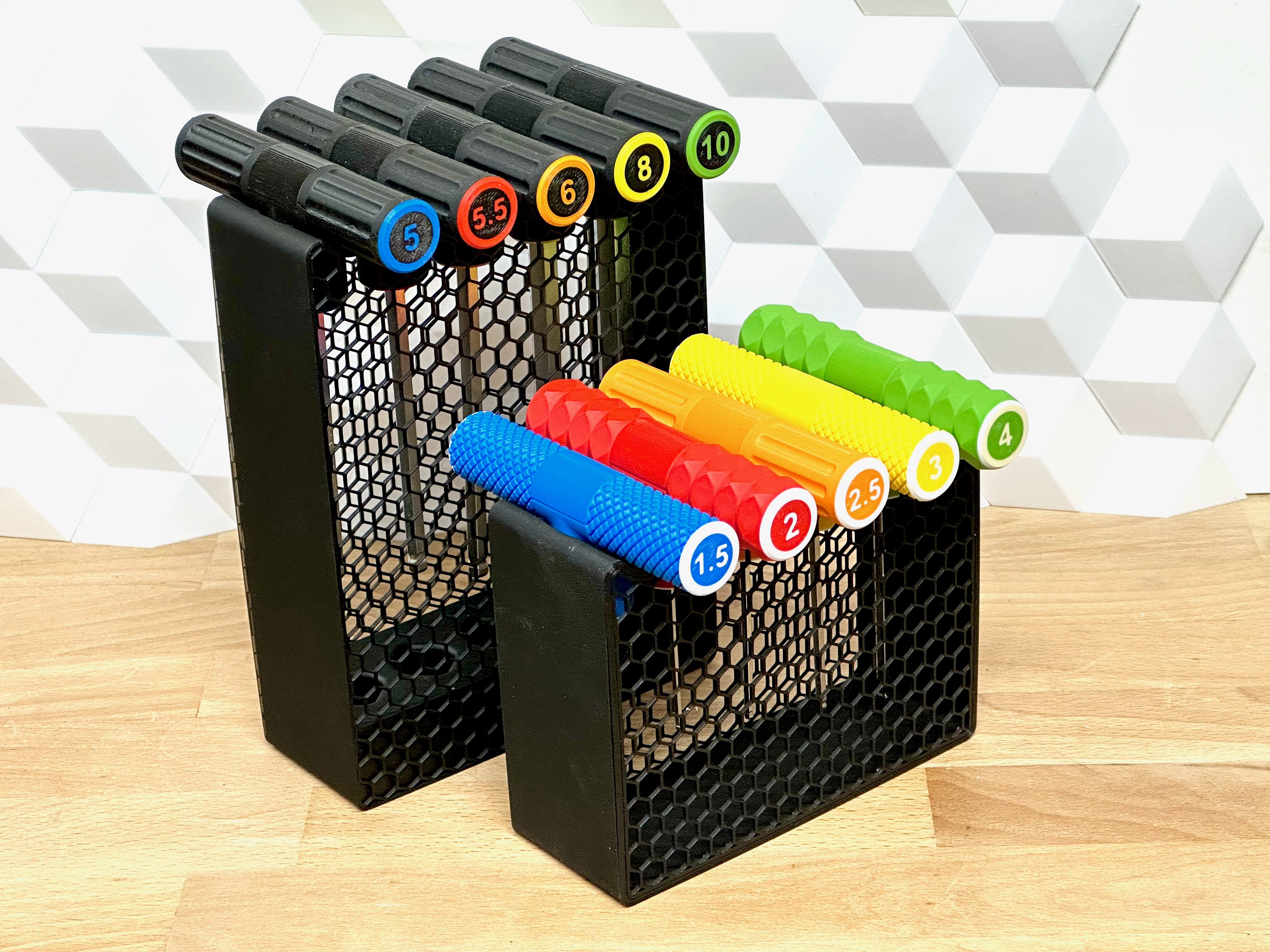 Miniatura 6 do modelo 3D Hex-key T-Handle Stand (simple, functional, multiple sizes)