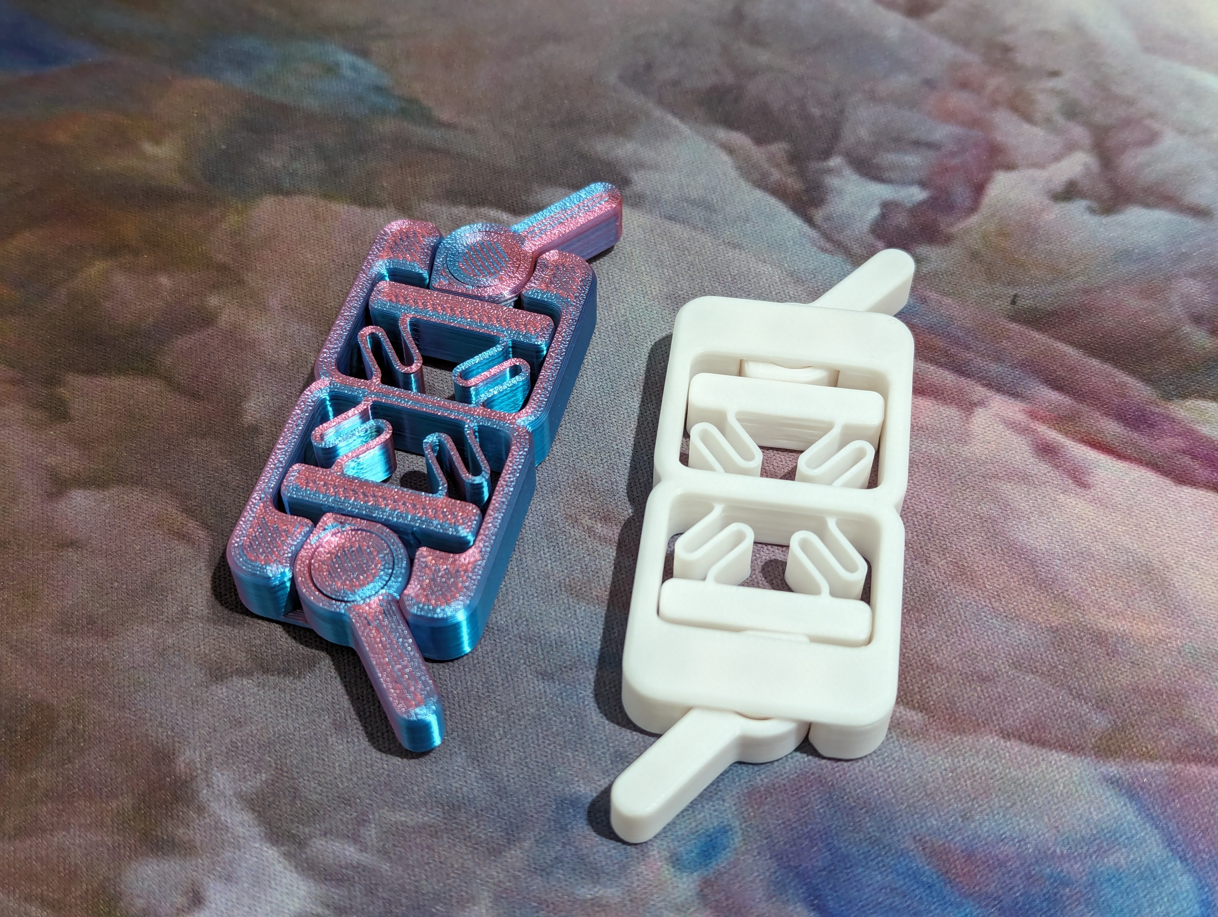 Print-in-Place Fidget Toggle Switch - Twin