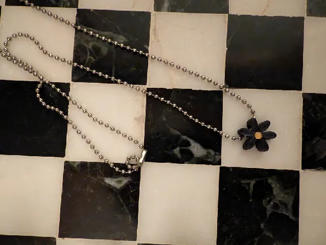 Flower Power Daisy Bead, custom jewelry making pendant necklace beads