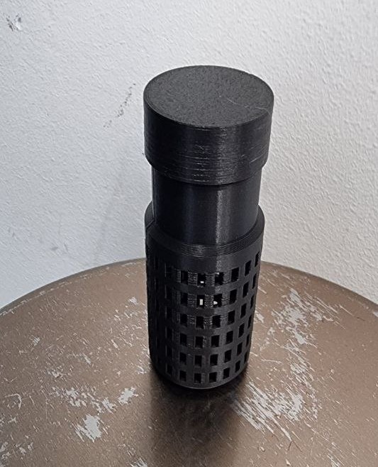 Prusa XL Drybox silica gel cap and funnel 3D model thumbnail