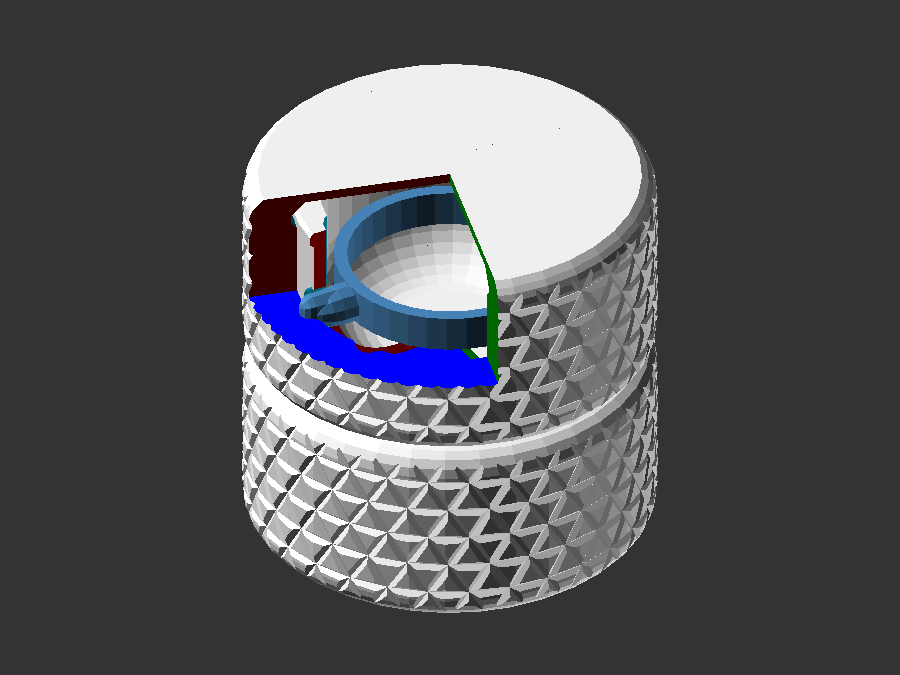 Miniatura 2 do modelo 3D Clicker Knob