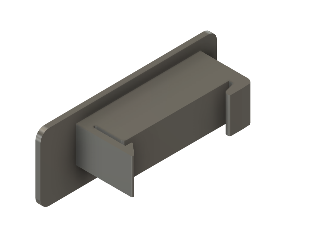 Hammond 1593 End Plate for Din Rail Mounting
