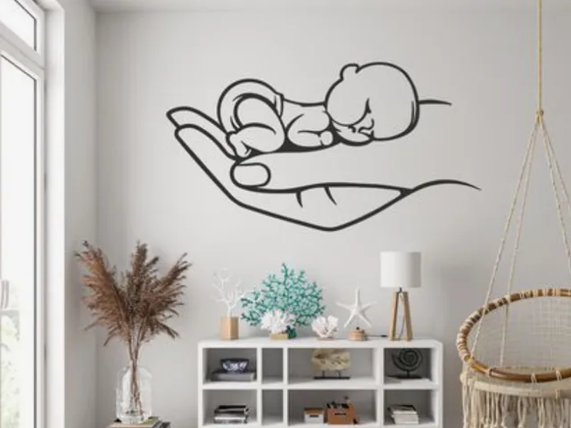 Babies Silhouettes Wall Art