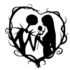 nightmare before christmas jack and sally heart by cruse2382 | Download ...