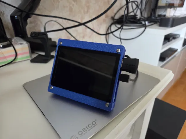 Case for Orange Pi Zero 2W with expansion board and 4.3" touch display