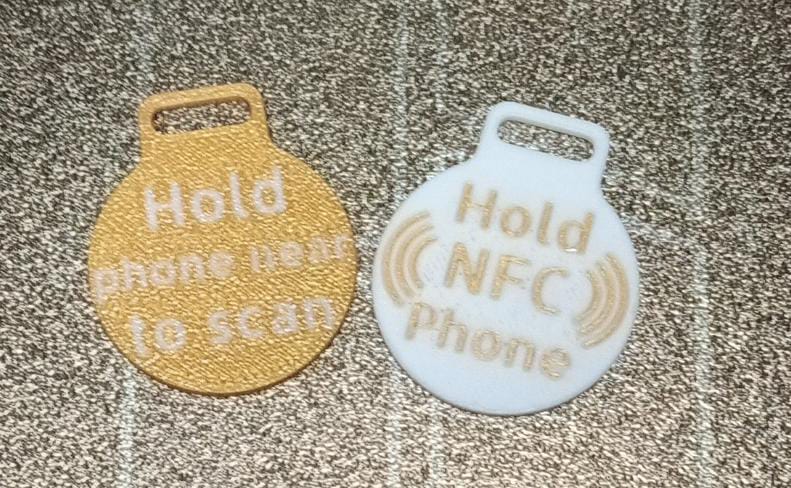 NFC Tag Keychains