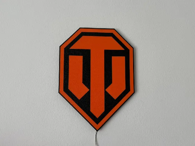 World of Tanks logo light box