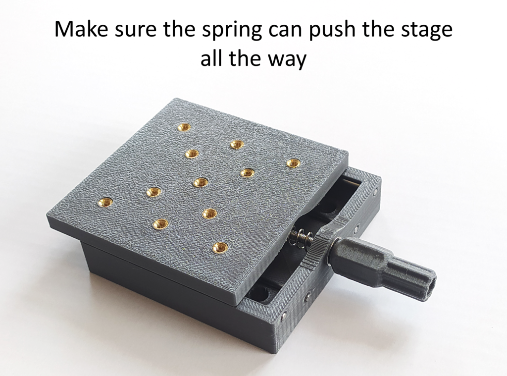 Miniatura 3 do modelo 3D Printed linear stage