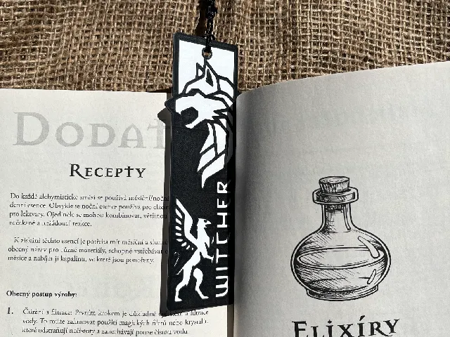 The Witcher - Wolf and Griffin bookmark