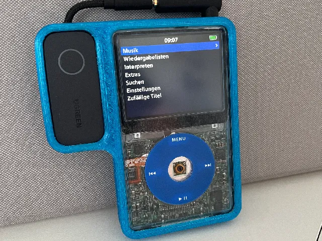 Apple iPod Classic 5 Case with UGreen Bluetooth Sender Holder (+MagSafe)