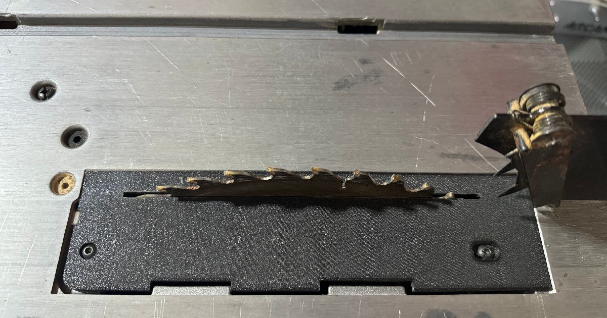 Craftsman 137 table saw zero clearance insert by Luke T. Download