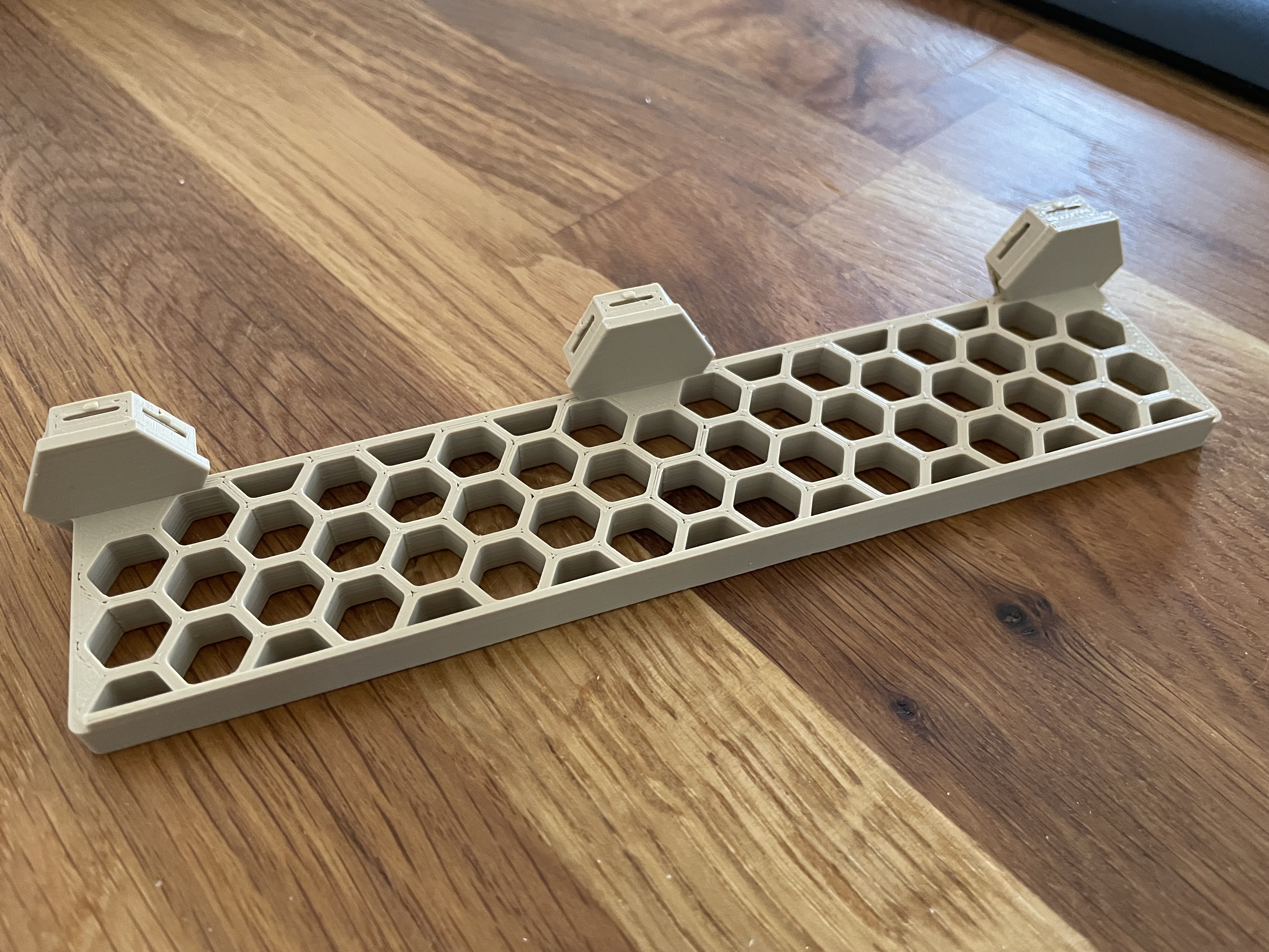 Honeycomb wall Tool holder or Shelf with edge