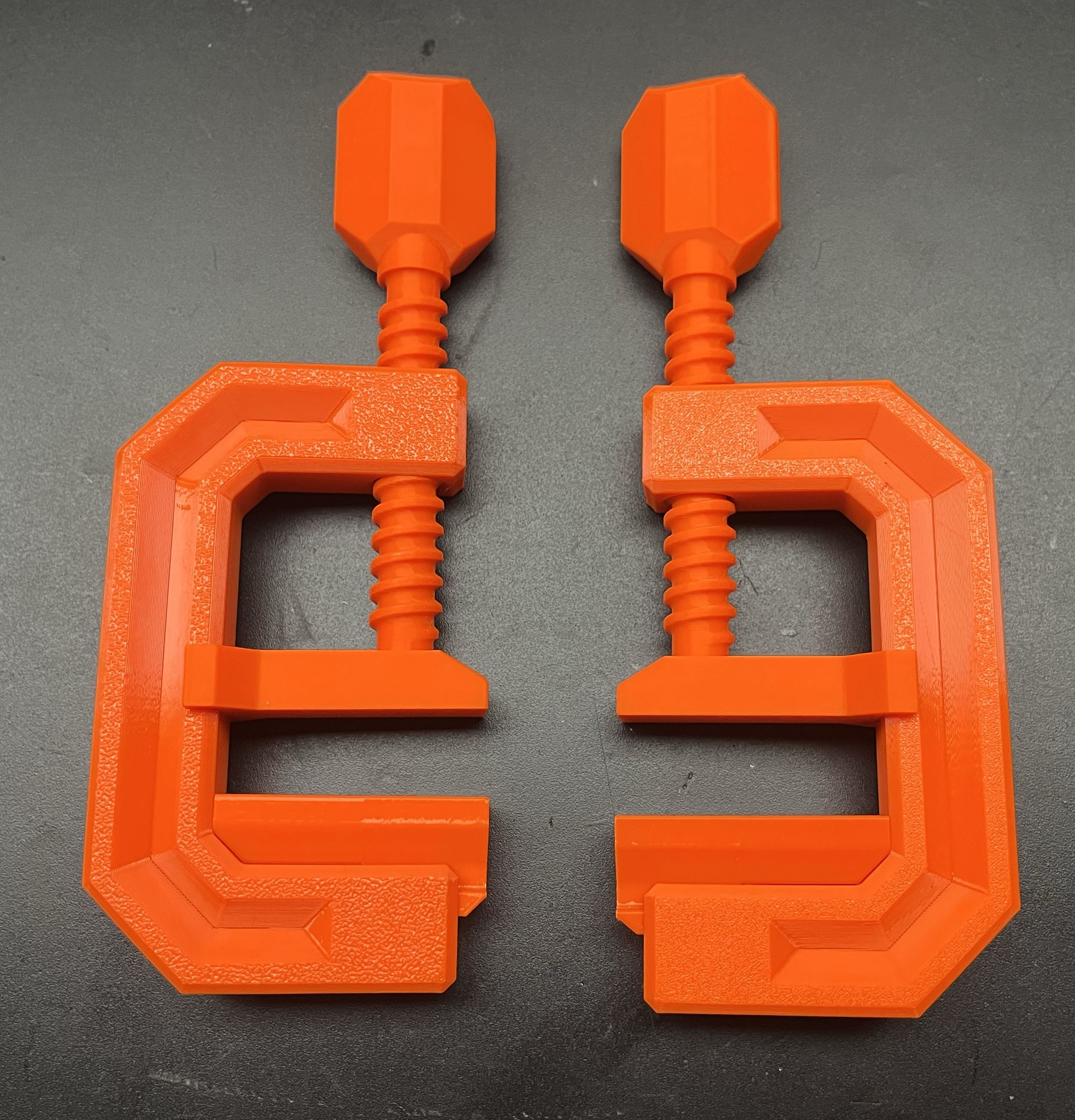 C-Clamp Full Size Jaws with Anti-Rotation