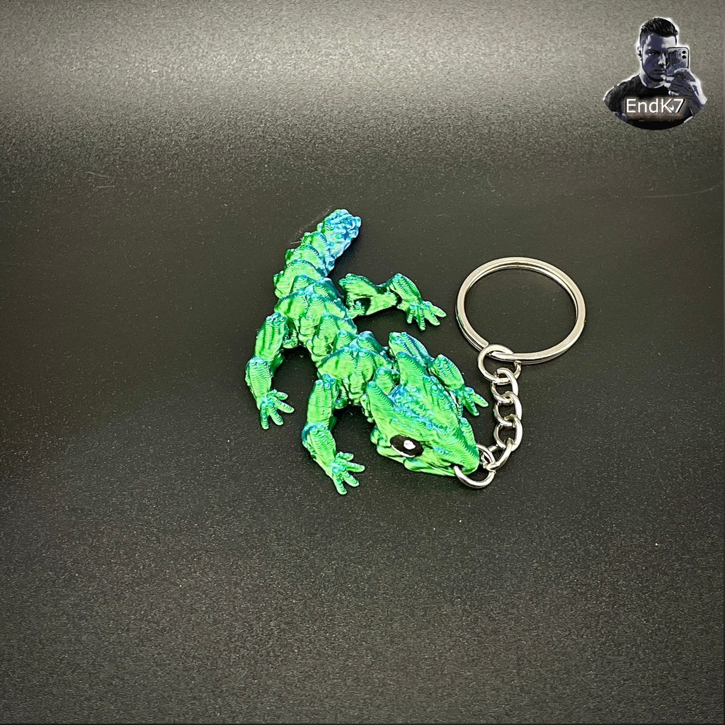 Little Grass Dragon Keychain - Articulated - Print in Place by EndK7 ...