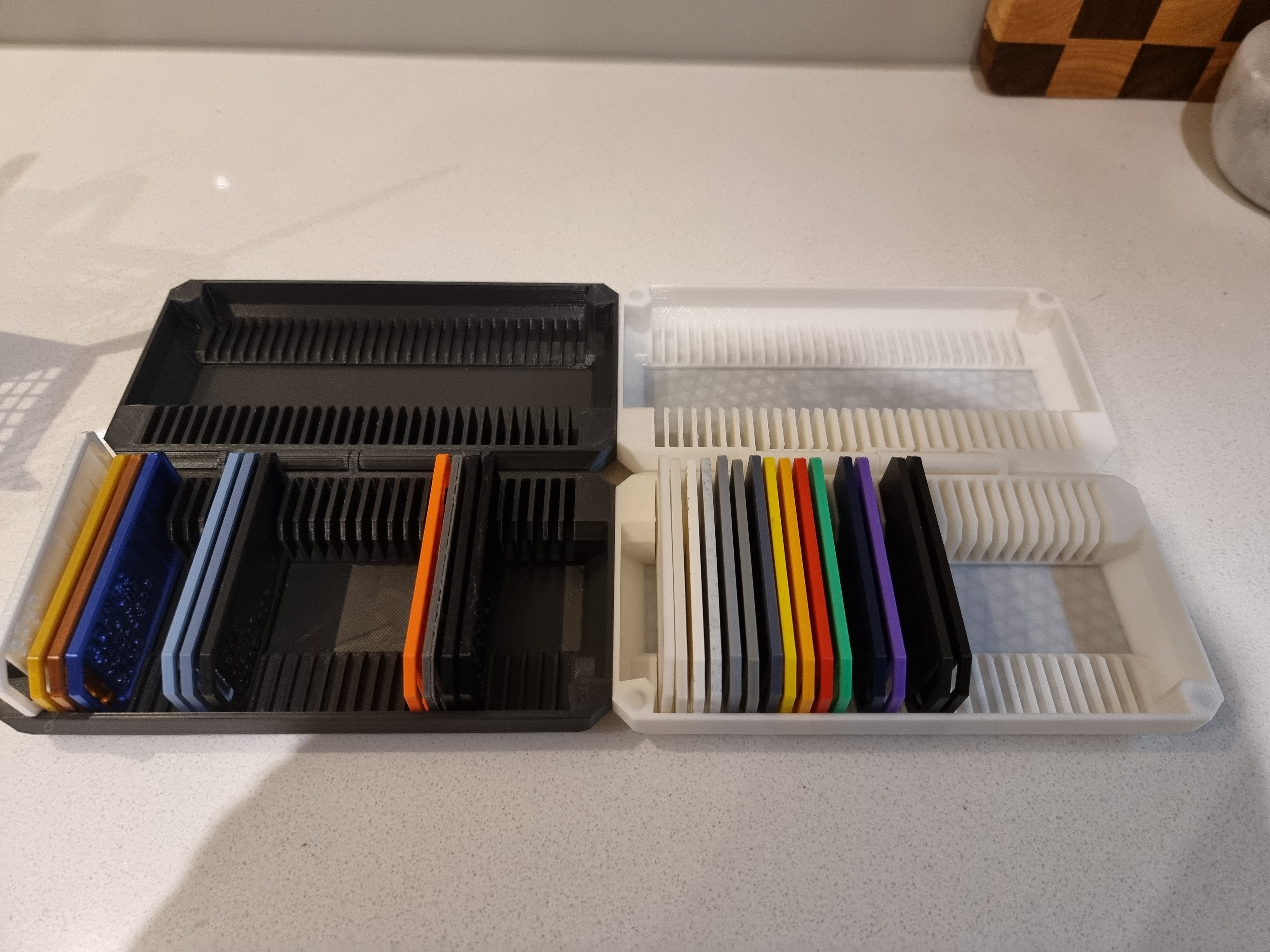 Filament Sample Box with Labels! | Infill / Color Swatch | Remix