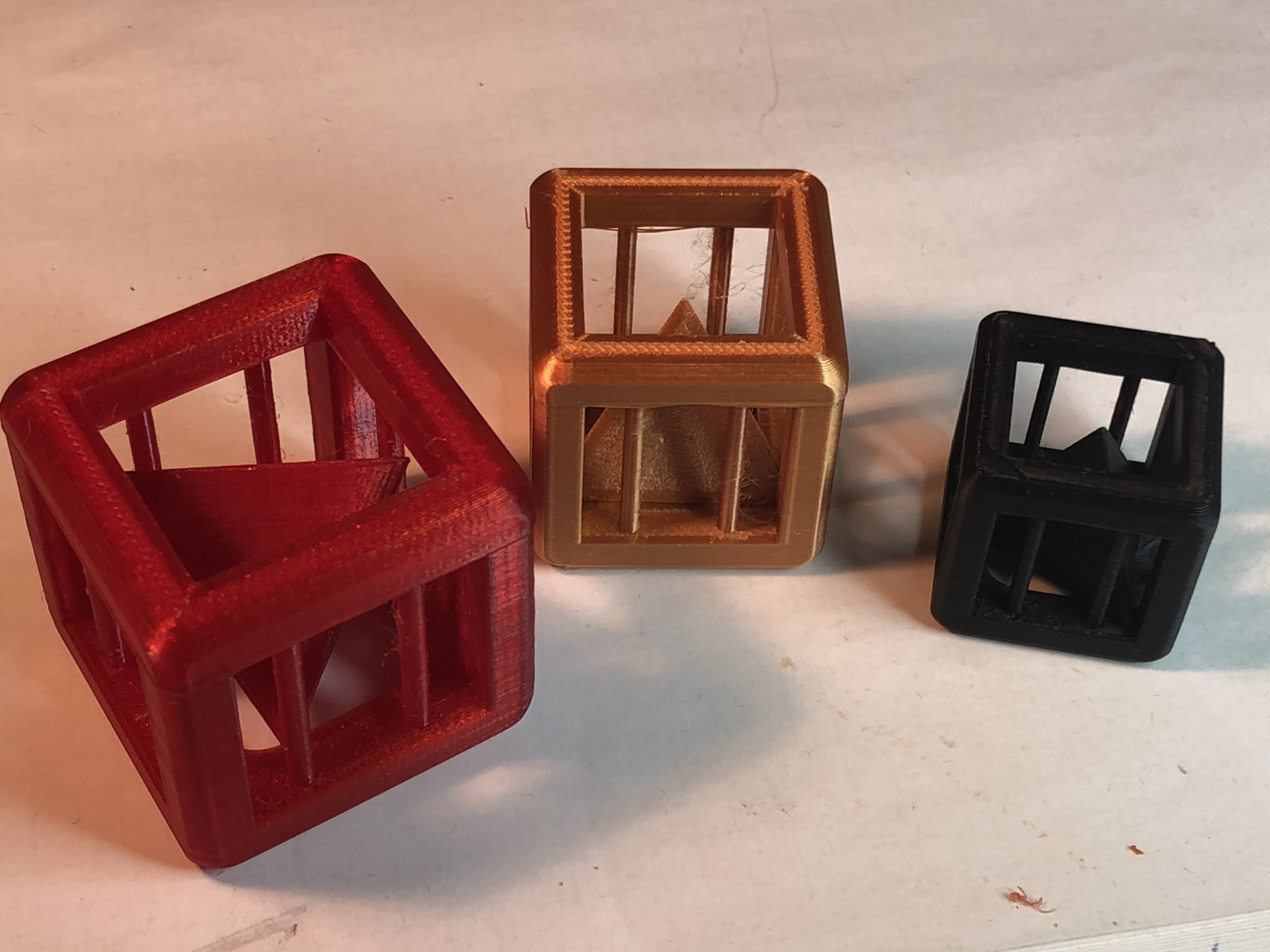 Pyramid in a Cage Puzzle 3D model