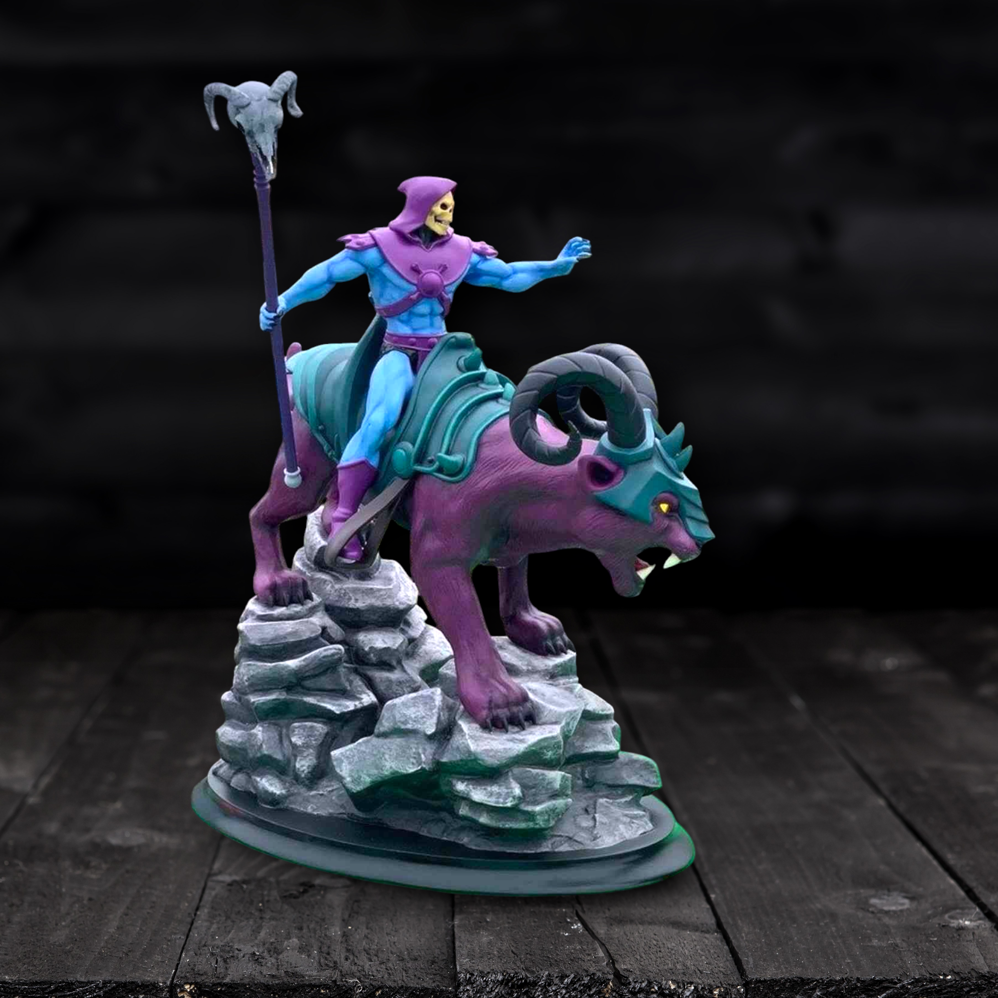 Skeletor and Panthor Diorama — thumbnail 2