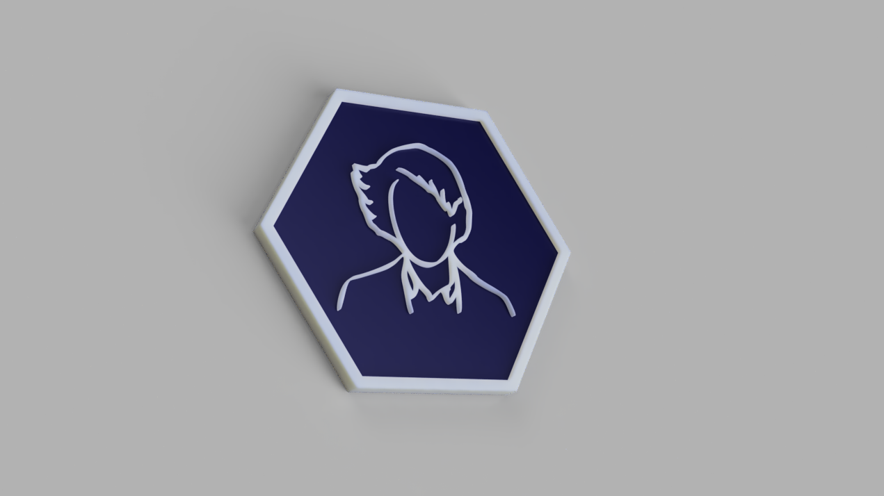 Sanjay Mortimer E3D Founder Commemorative Hex Tile