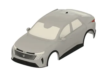 E 3008 Peugeot RC car body 1:24 scale