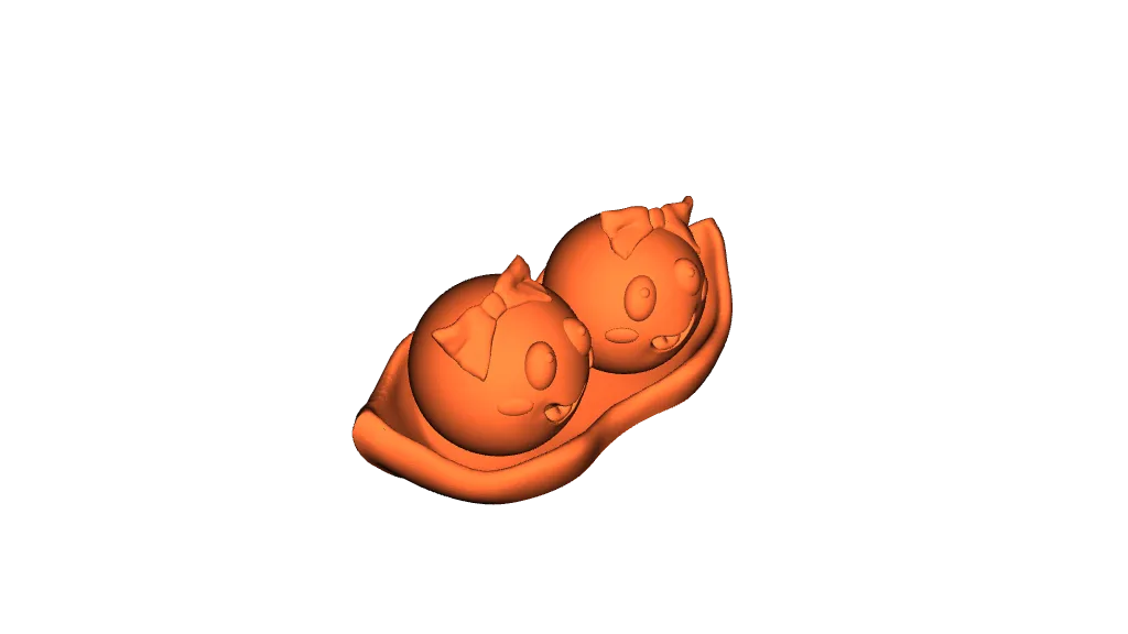 Peas in a Pod by XTRUD3D | Download free STL model | Printables.com