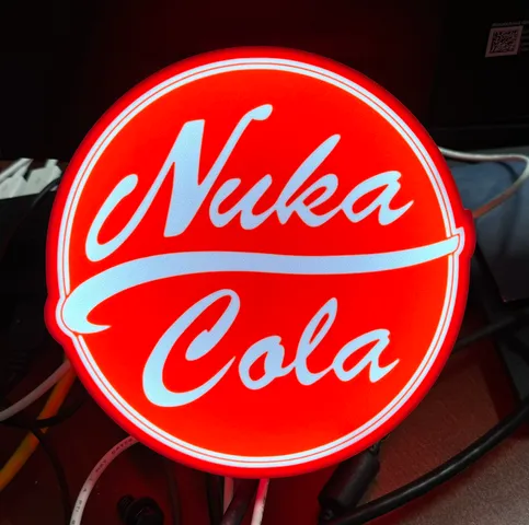 Nuka Cola logo lightbox