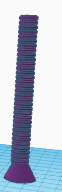 Ribbed Gluestick Negative 3D model thumbnail
