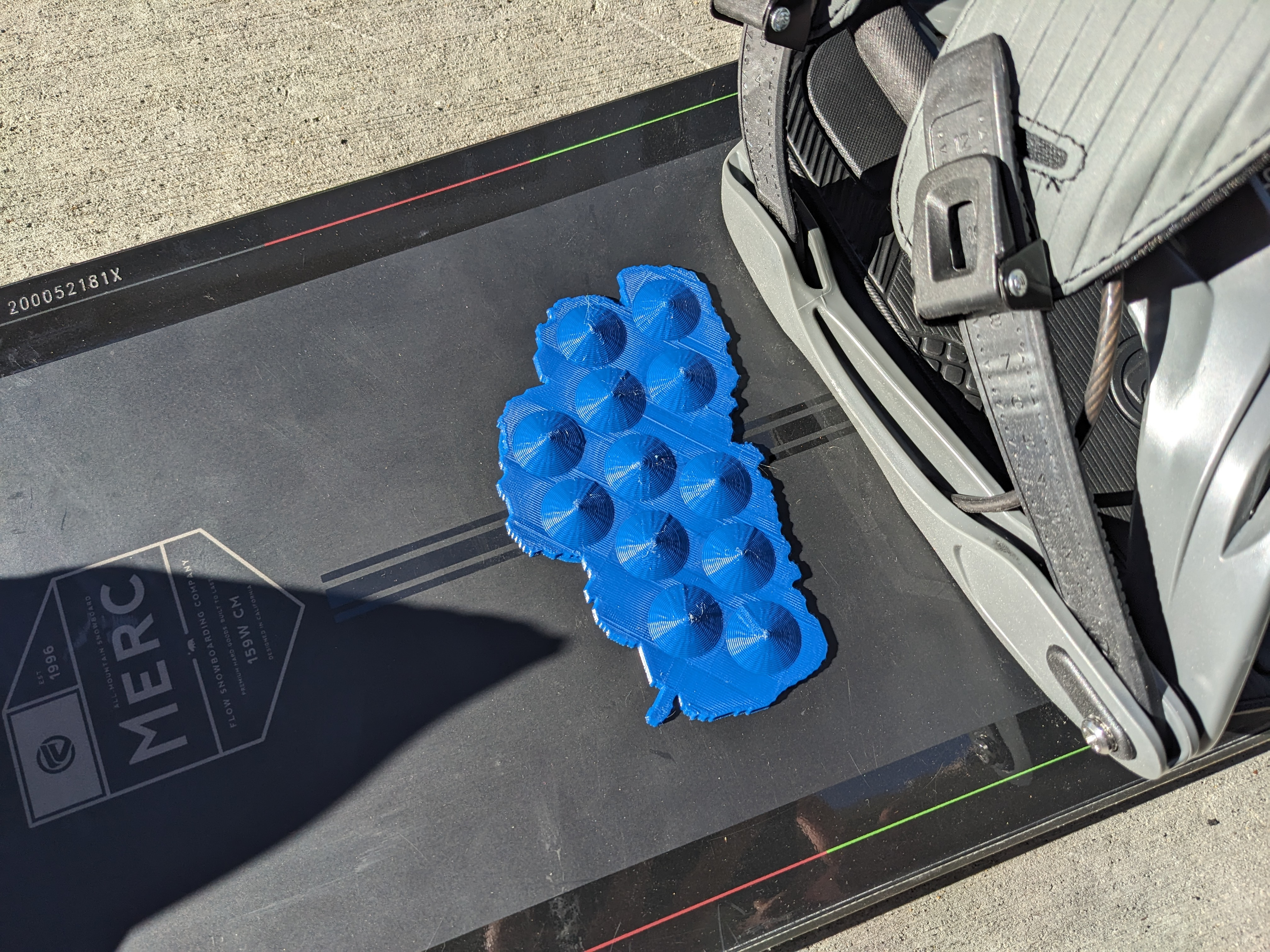 Blue Tahoe Snowboard Friction Pad