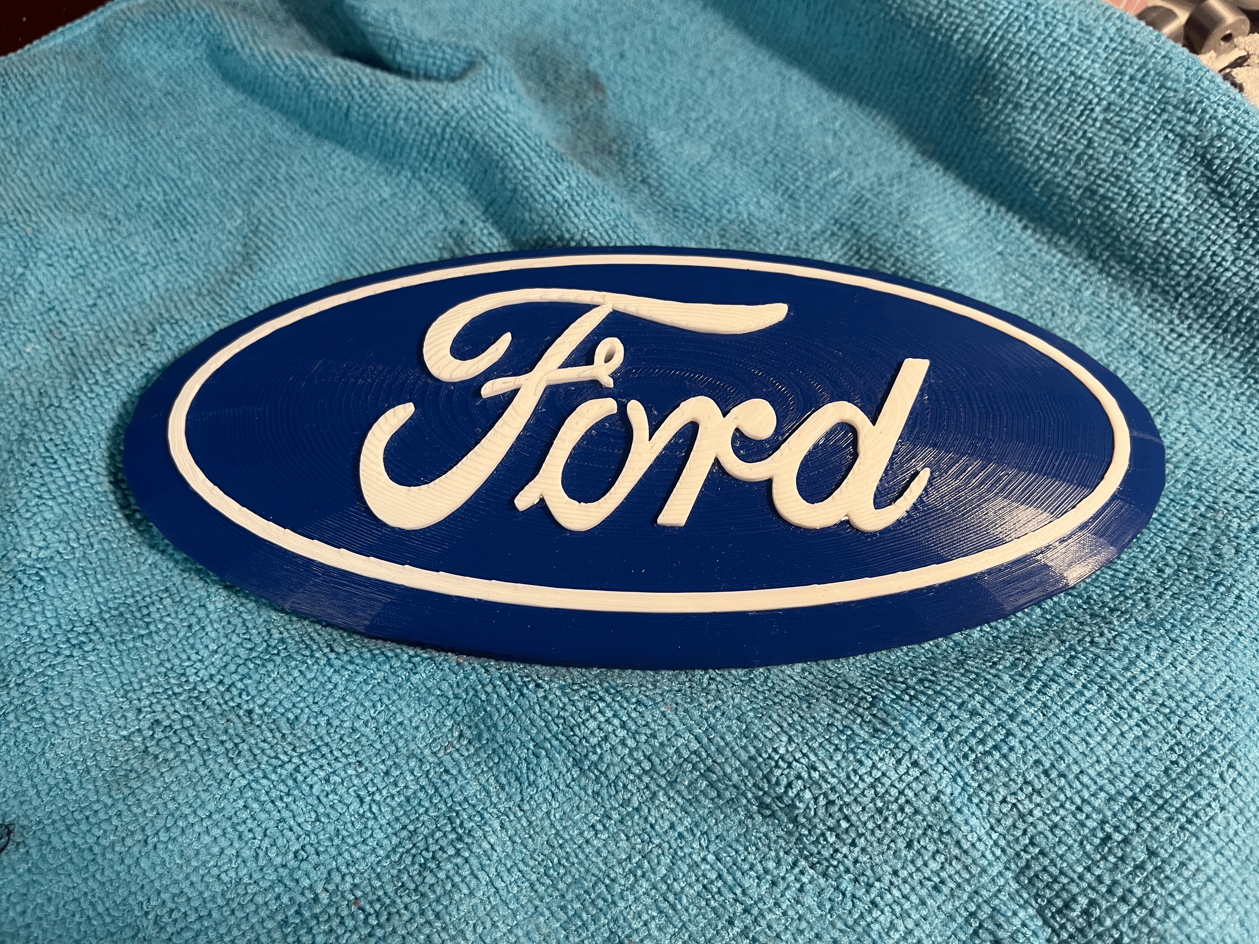 Ford Badge Contoured Surfaces