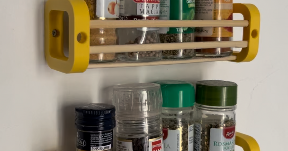 Spice rack supports Chinese sticks upcycling by twothingies Download free STL model Printables