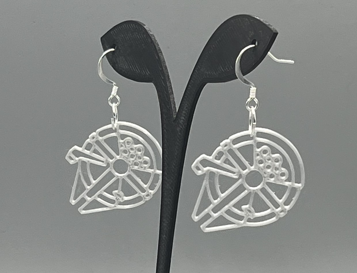 Line Art Star Wars Earrings
