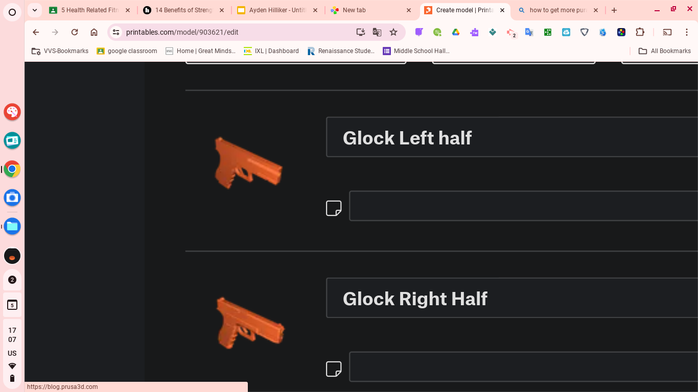 Glock two parts