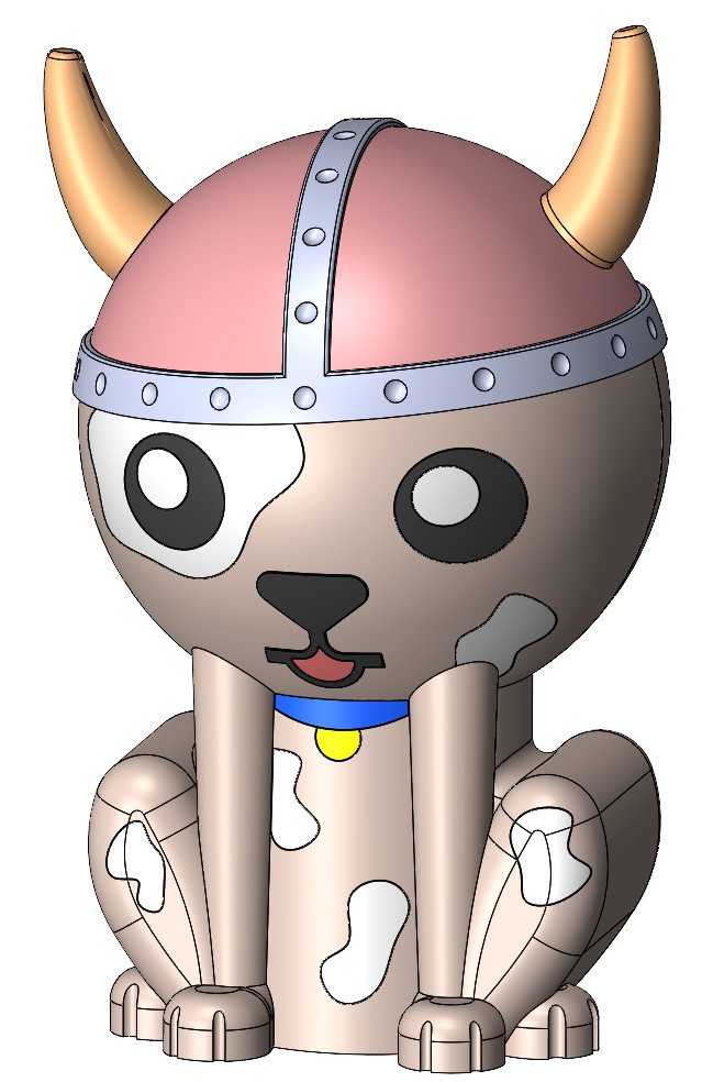 Maria's Viking Puppy (VV 3DP Contest Winner 2024) by Ocie Ward